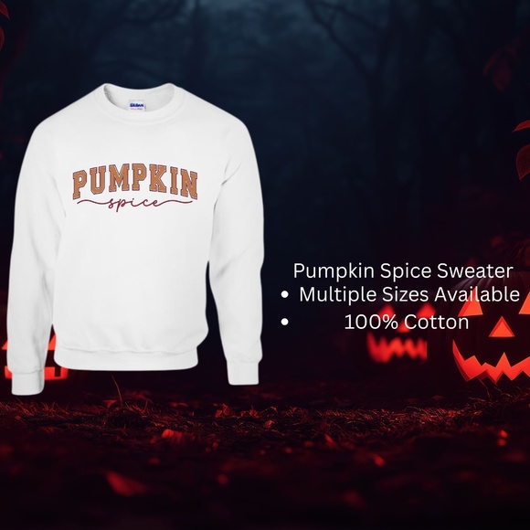 Fall "Pumpkin Spice" Sweater - Picture 3 of 4